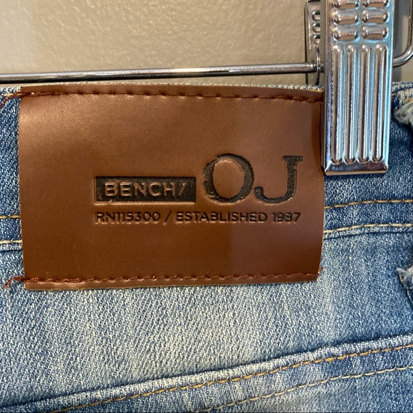 Bench/OJ Womens Acid Washed High Waisted Denim Jeans Size 29 - Picture 4 of 9